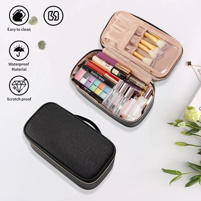 Petit sac cosmétique, sac mignon portatif de maquillage de voyage pour des femmes et filles