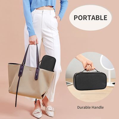 Petit sac cosmétique, sac mignon portatif de maquillage de voyage pour des femmes et filles