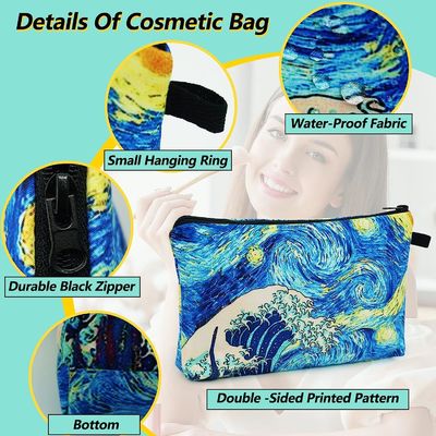 Sac imperméable léger de maquillage de voyage pour des femmes