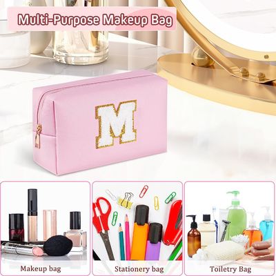 Sac cosmétique d'article de toilette de voyage de sac, cadeau d'anniversaire personnalisé pour la fille de l'adolescence de femmes, substance de très bon goût de voyage pour des filles