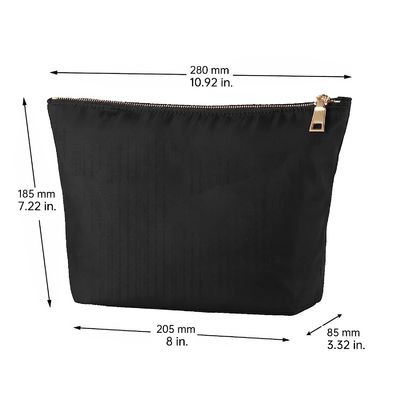 Sacs en nylon de maquillage avec l'organisateur imperméable Bag d'article de toilette de voyage en nylon de tirette