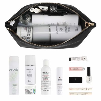 Sacs en nylon de maquillage avec l'organisateur imperméable Bag d'article de toilette de voyage en nylon de tirette