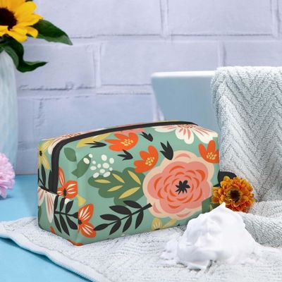 Sac cosmétique imperméable multifonctionnel Digital d'article de toilette de sacs imprimée