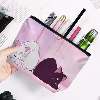 Poche mignonne antichoc de Toiletry Bag Cosmetic d'organisateur de sac de maquillage de sac de voyage d'Anime