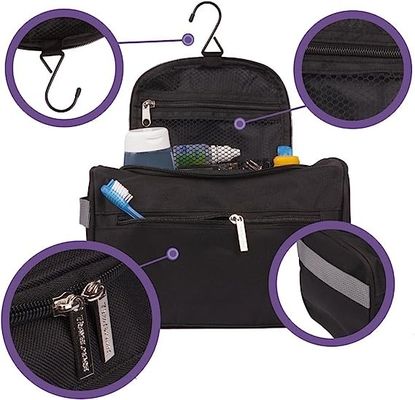 Organisateur accrochant antichoc Bathroom Hygiene Dopp Kit With Hook de sac d'article de toilette de voyage