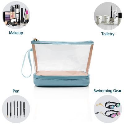 L'article de toilette cosmétique imperméable de haute qualité de sac met en sac avec la tirette