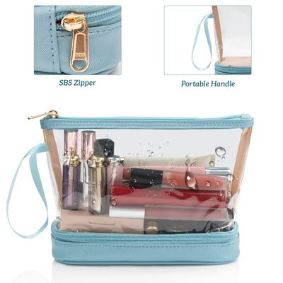 L'article de toilette cosmétique imperméable de haute qualité de sac met en sac avec la tirette