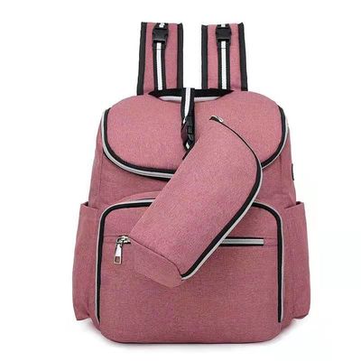 Sac de maman multifonctionnel à fermeture à glissière pour adulte