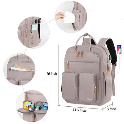 Pliage géométrique de sac de couche-culotte de maman pour le soin de bébé