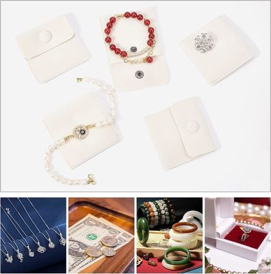 Poche légère durable de bijoux de velours de stockage protecteur antichoc