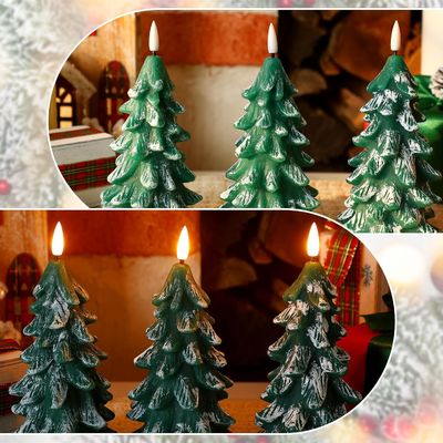 Les bougies de Noël à la cire sont polyvalentes