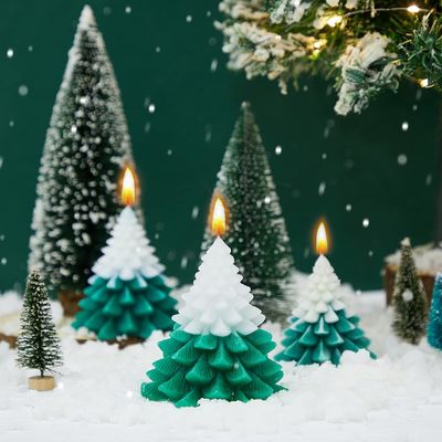 Arbre de Noël bougies parfumées en forme d'arbre maison bougies cadeau pour la fête de Noël