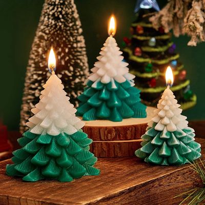 Arbre de Noël bougies parfumées en forme d'arbre maison bougies cadeau pour la fête de Noël