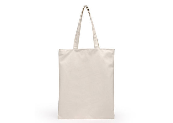 Plaine blanche Tote Bags Transfer Print Logo de taille en vrac de toile de coton
