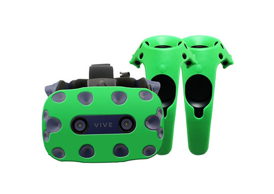 Pro peau de protection de silicone d'accessoires de HTC Vive pour le casque et le contrôleur