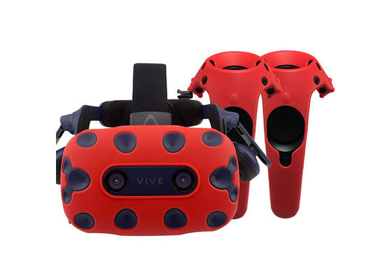Pro peau de protection de silicone d'accessoires de HTC Vive pour le casque et le contrôleur