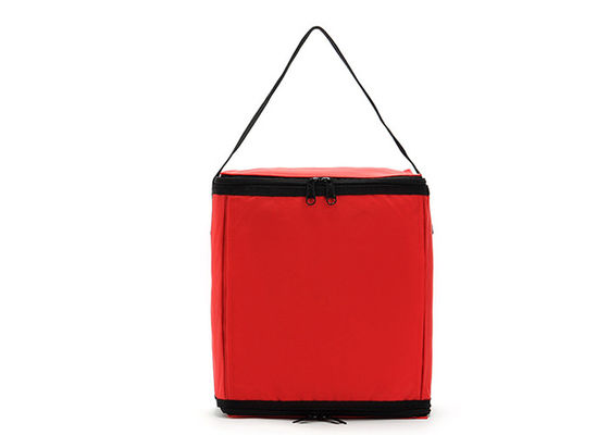 L'adulte fait sur commande de Logo Waterproof Lunch Containers Red a isolé le refroidisseur Tote Bags