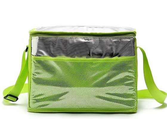 Le papier d'aluminium vert a isolé la courroie de Tote Lunch Bag With Shoulder