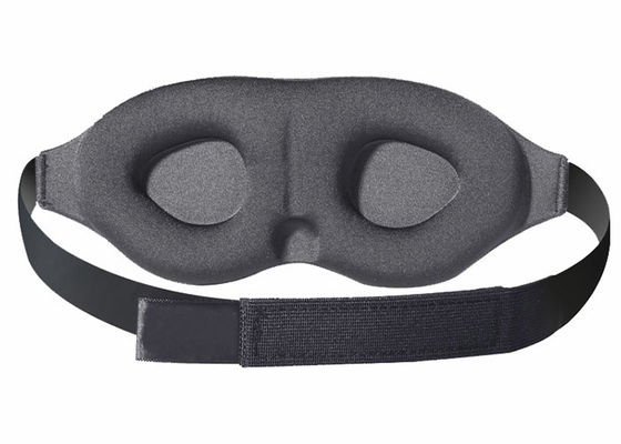 Masque d'oeil de blocage léger du sommeil 3D des hommes pour le polyester de sommeil heure du coucher