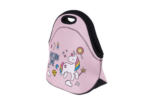 Le déjeuner mignon d'impression matériel de costom du néoprène met en sac, des sacs de déjeuner pour des enfants